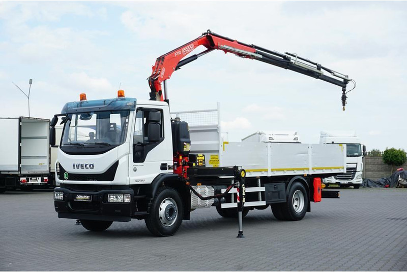 Iveco EUROCARGO / 160-21 / SKRZYNIOWY + HDS / FASSI F110 / ROTATOR / P - Bestelwagen met open laadbak: afbeelding 1 Iveco EUROCARGO / 160-21 / SKRZYNIOWY + HDS / FASSI F110 / ROTATOR / P - Bestelwagen met open laadbak: afbeelding 1
