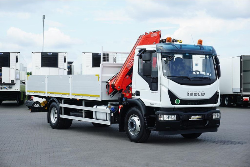 Iveco EUROCARGO / 160-21 / SKRZYNIOWY + HDS / FASSI F110 / ROTATOR / P - Bestelwagen met open laadbak: afbeelding 3 Iveco EUROCARGO / 160-21 / SKRZYNIOWY + HDS / FASSI F110 / ROTATOR / P - Bestelwagen met open laadbak: afbeelding 3