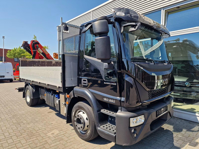 Iveco EuroCargo 120-280 - Flatbed truck + crane - Vrachtwagen met open laadbak, Kraanwagen: afbeelding 2 Iveco EuroCargo 120-280 - Flatbed truck + crane - Vrachtwagen met open laadbak, Kraanwagen: afbeelding 2