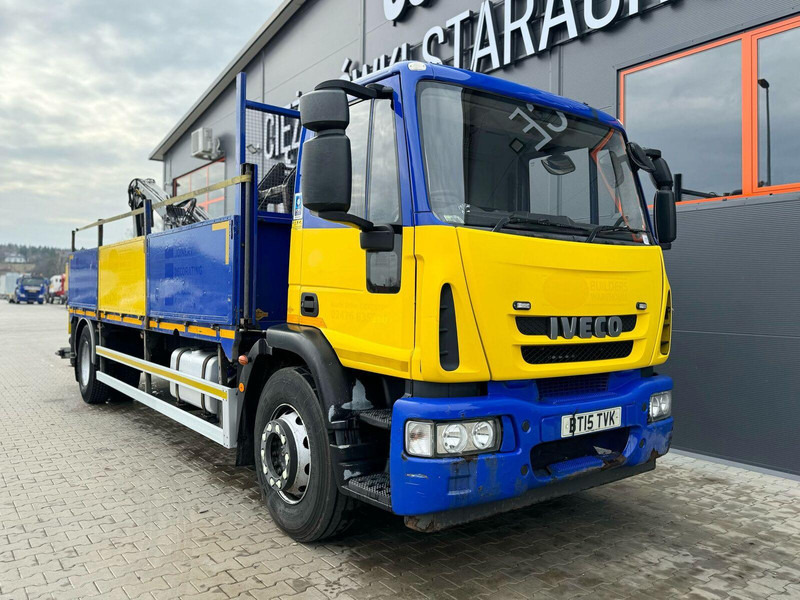 Iveco EuroCargo 180E25 - Vrachtwagen met open laadbak, Kraanwagen: afbeelding 2 Iveco EuroCargo 180E25 - Vrachtwagen met open laadbak, Kraanwagen: afbeelding 2