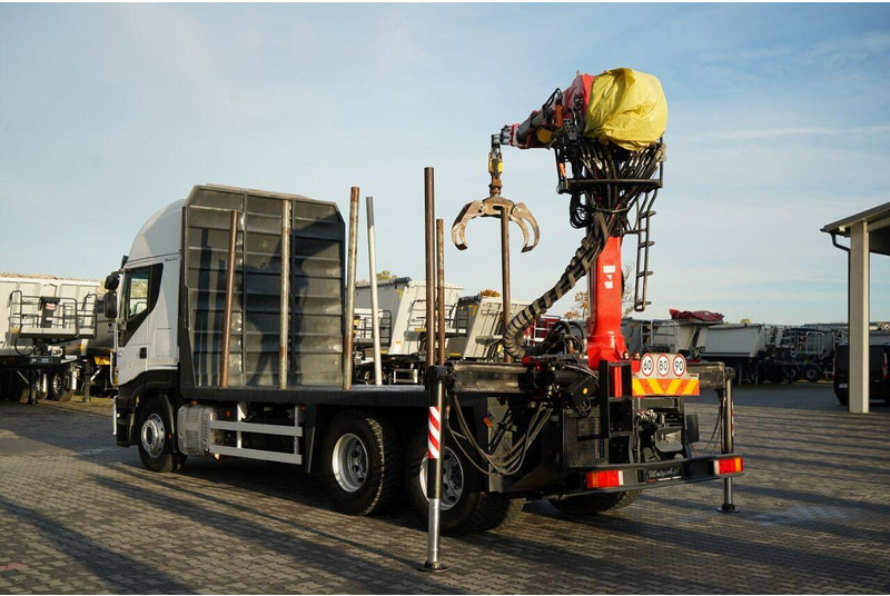 Iveco STRALIS 560 / 6X4 / DO DREWNA / DO DRZEWA / DO LASU / HDS PALFIN - Houttransport, Kraanwagen: afbeelding 4 Iveco STRALIS 560 / 6X4 / DO DREWNA / DO DRZEWA / DO LASU / HDS PALFIN - Houttransport, Kraanwagen: afbeelding 4