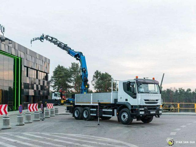 Iveco TRAKKER 410 6x4 PALFINGER PK 36002 Fly Jib Cran - Vrachtwagen met open laadbak, Kraanwagen: afbeelding 4 Iveco TRAKKER 410 6x4 PALFINGER PK 36002 Fly Jib Cran - Vrachtwagen met open laadbak, Kraanwagen: afbeelding 4