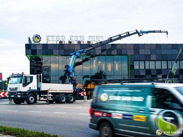 Iveco TRAKKER 410 6x4 PALFINGER PK 36002 Fly Jib Cran - Vrachtwagen met open laadbak, Kraanwagen: afbeelding 5 Iveco TRAKKER 410 6x4 PALFINGER PK 36002 Fly Jib Cran - Vrachtwagen met open laadbak, Kraanwagen: afbeelding 5