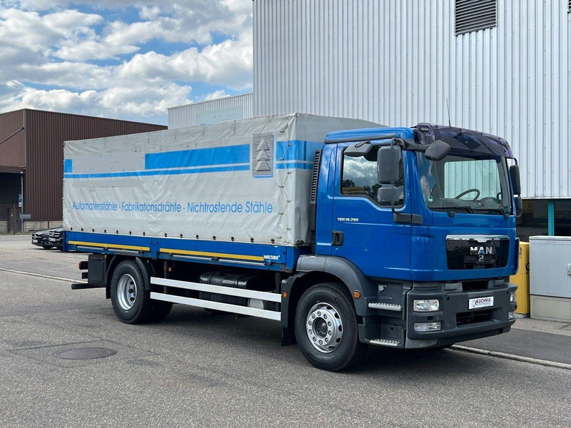 MAN 18.290 Pritsche 6,1m Klima Edscha AHK Autom. - Vrachtwagen met open laadbak: afbeelding 1 MAN 18.290 Pritsche 6,1m Klima Edscha AHK Autom. - Vrachtwagen met open laadbak: afbeelding 1