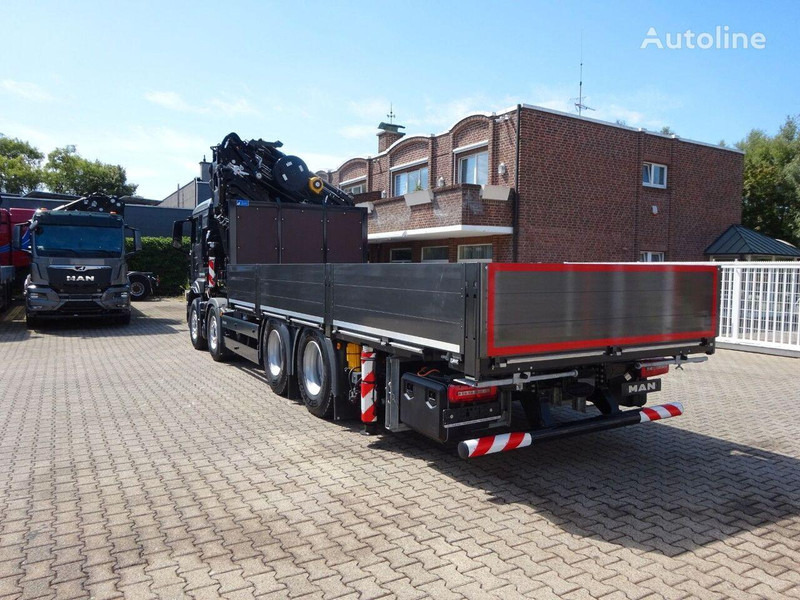 MAN 35.510 - Flatbed+crane - Vrachtwagen met open laadbak, Kraanwagen: afbeelding 4 MAN 35.510 - Flatbed+crane - Vrachtwagen met open laadbak, Kraanwagen: afbeelding 4