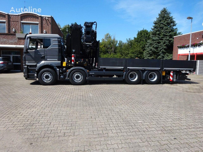 MAN 35.510 - Flatbed+crane - Vrachtwagen met open laadbak, Kraanwagen: afbeelding 3 MAN 35.510 - Flatbed+crane - Vrachtwagen met open laadbak, Kraanwagen: afbeelding 3
