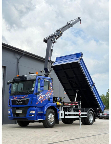MAN MAN TGM TGL TGS 18.250 // E6 // wywrotka + HDS HMF z pilotem // - Kipper vrachtwagen: afbeelding 1 MAN MAN TGM TGL TGS 18.250 // E6 // wywrotka + HDS HMF z pilotem // - Kipper vrachtwagen: afbeelding 1
