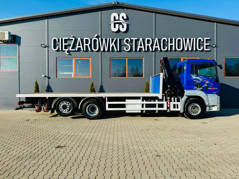 MAN MAN TGS 26.360 // E6 // 6x2 // platforma laweta 7,2m z HDs HMF 1 - Vrachtwagen met open laadbak, Kraanwagen: afbeelding 5 MAN MAN TGS 26.360 // E6 // 6x2 // platforma laweta 7,2m z HDs HMF 1 - Vrachtwagen met open laadbak, Kraanwagen: afbeelding 5