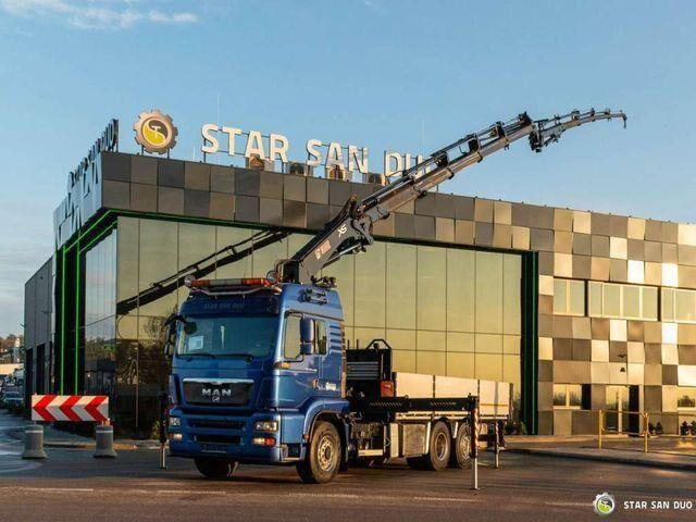 MAN TGA 26.440 6x4 HIAB 322-6 HIPRO Fly Jib - Vrachtwagen met open laadbak, Kraanwagen: afbeelding 1 MAN TGA 26.440 6x4 HIAB 322-6 HIPRO Fly Jib - Vrachtwagen met open laadbak, Kraanwagen: afbeelding 1