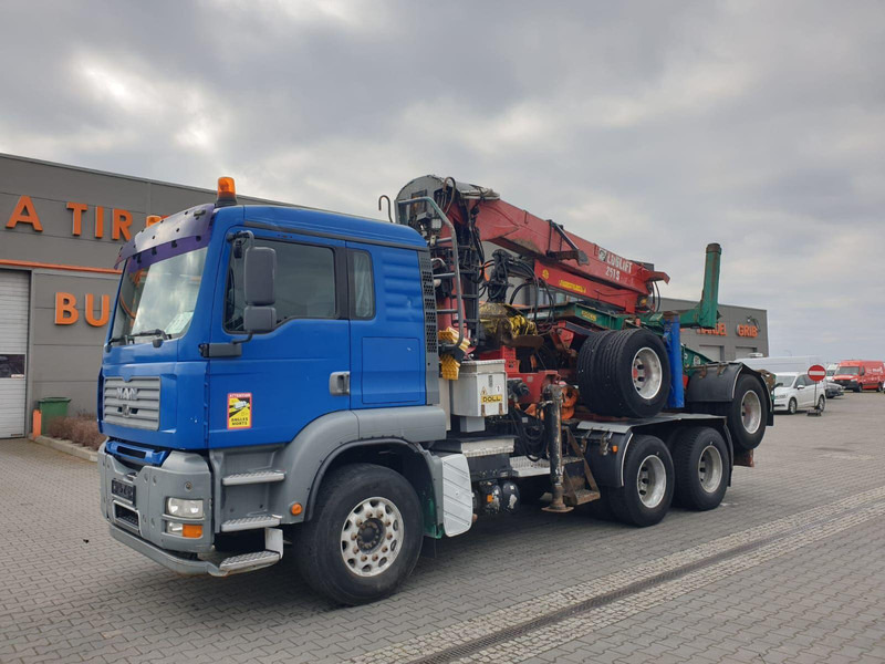 MAN TGA 26.480 6x4 LOGLIFT DOLL WOOD TRANSPORTER - Houttransport, Kraanwagen: afbeelding 1 MAN TGA 26.480 6x4 LOGLIFT DOLL WOOD TRANSPORTER - Houttransport, Kraanwagen: afbeelding 1