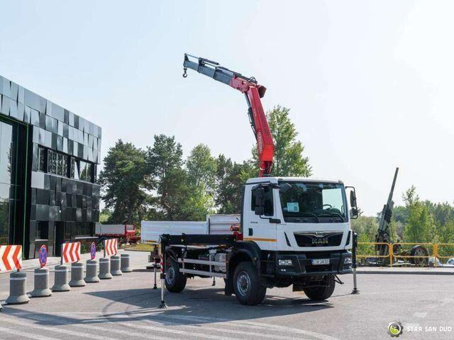 MAN TGM 18.250 4x4 Fassi F215A.0.23 Active HDS Cran - Vrachtwagen met open laadbak, Kraanwagen: afbeelding 2 MAN TGM 18.250 4x4 Fassi F215A.0.23 Active HDS Cran - Vrachtwagen met open laadbak, Kraanwagen: afbeelding 2