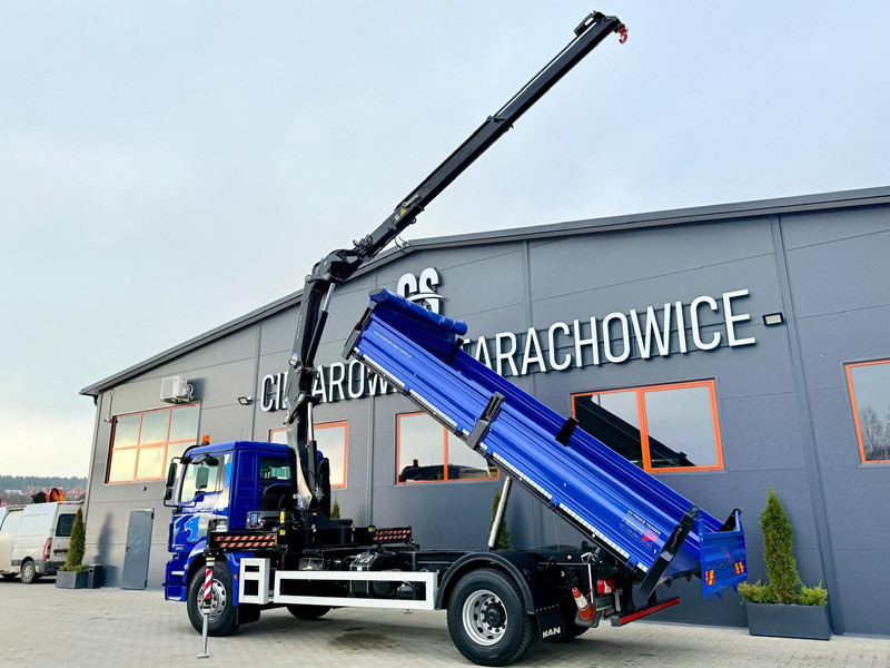 MAN TGM 18.250 wywrotka 3 - stronna + żuraw HDS HMF - Kipper vrachtwagen, Kraanwagen: afbeelding 3 MAN TGM 18.250 wywrotka 3 - stronna + żuraw HDS HMF - Kipper vrachtwagen, Kraanwagen: afbeelding 3