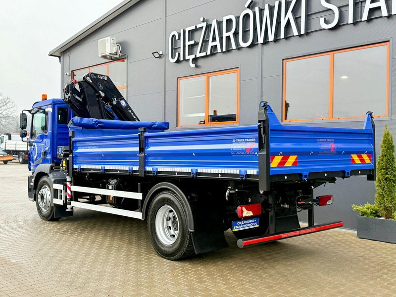 MAN TGM TGL TGS 18.250 // wywrotka 3-S + HDS HMF 1420 - K2 // bu - Kipper vrachtwagen, Kraanwagen: afbeelding 3 MAN TGM TGL TGS 18.250 // wywrotka 3-S + HDS HMF 1420 - K2 // bu - Kipper vrachtwagen, Kraanwagen: afbeelding 3