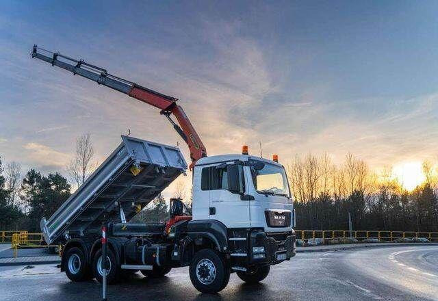 MAN TGS 26.360 6x6 PALFINGER PK 18001 EH Crane Kipe - Kipper vrachtwagen, Kraanwagen: afbeelding 5 MAN TGS 26.360 6x6 PALFINGER PK 18001 EH Crane Kipe - Kipper vrachtwagen, Kraanwagen: afbeelding 5
