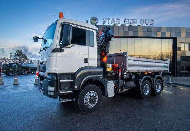 MAN TGS 26.360 6x6 PALFINGER PK 18001 EH Crane Kipe - Kipper vrachtwagen, Kraanwagen: afbeelding 2 MAN TGS 26.360 6x6 PALFINGER PK 18001 EH Crane Kipe - Kipper vrachtwagen, Kraanwagen: afbeelding 2