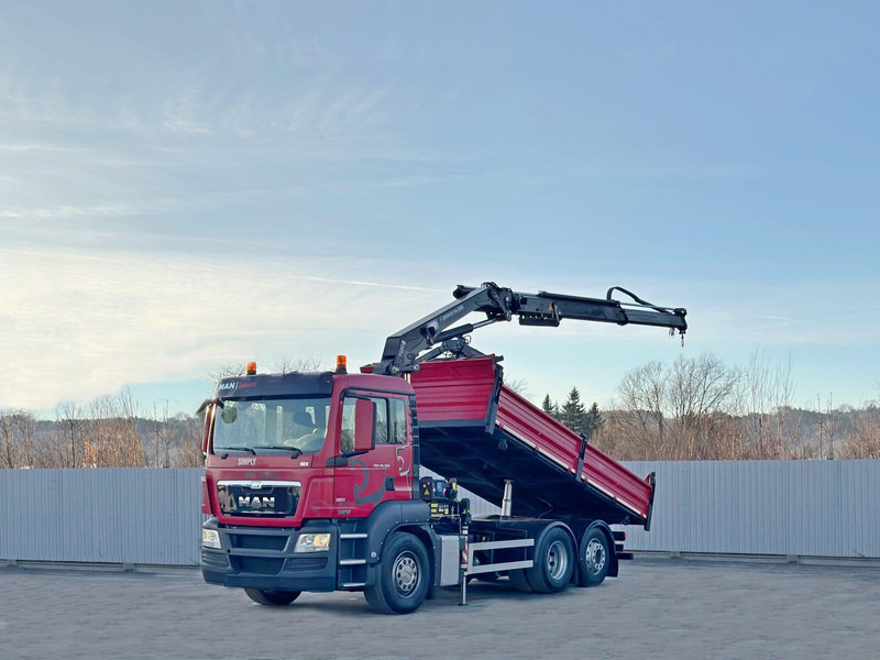 MAN TGS 26.360 Kipper 5,15m*HMF 1420 K2 + FUNK/6x2 - Kipper vrachtwagen, Kraanwagen: afbeelding 2 MAN TGS 26.360 Kipper 5,15m*HMF 1420 K2 + FUNK/6x2 - Kipper vrachtwagen, Kraanwagen: afbeelding 2