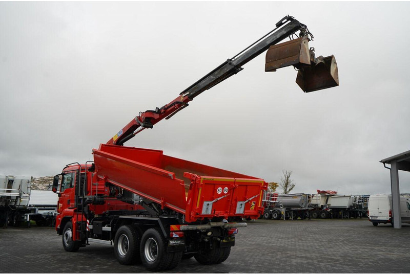 MAN TGS 26.400 / 6x4 / WYWROTKA 2 STRONNA + HDS HMF 1530 K2 / HYDR - Kipper vrachtwagen, Kraanwagen: afbeelding 3 MAN TGS 26.400 / 6x4 / WYWROTKA 2 STRONNA + HDS HMF 1530 K2 / HYDR - Kipper vrachtwagen, Kraanwagen: afbeelding 3