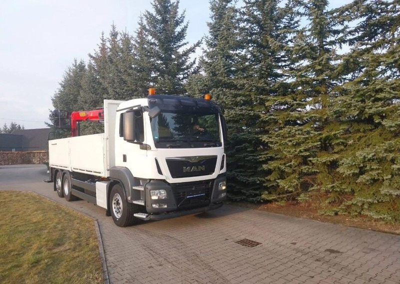 MAN TGS 26.400 Crane Palfinger PK 23001L - Vrachtwagen met open laadbak, Kraanwagen: afbeelding 2 MAN TGS 26.400 Crane Palfinger PK 23001L - Vrachtwagen met open laadbak, Kraanwagen: afbeelding 2