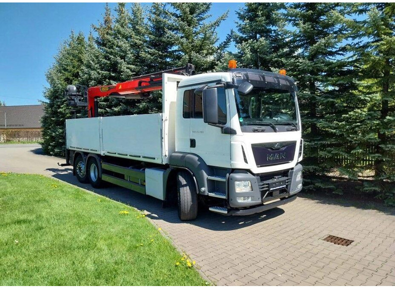 MAN TGS 26.400 Flatbed + Crane Palfinger PK 23001L - Vrachtwagen met open laadbak, Kraanwagen: afbeelding 3 MAN TGS 26.400 Flatbed + Crane Palfinger PK 23001L - Vrachtwagen met open laadbak, Kraanwagen: afbeelding 3