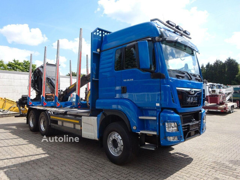 MAN TGS 26.510 - Timber truck+crane - Houttransport, Kraanwagen: afbeelding 4 MAN TGS 26.510 - Timber truck+crane - Houttransport, Kraanwagen: afbeelding 4
