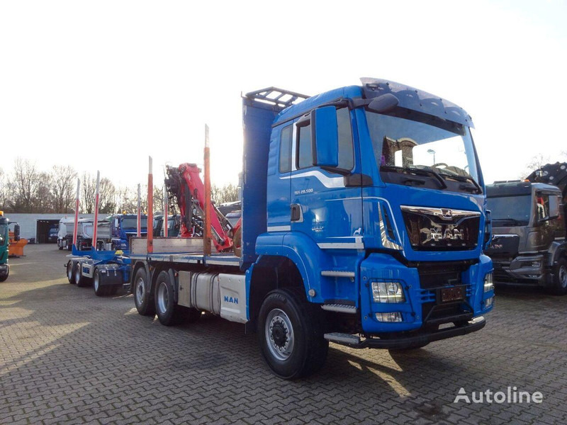 MAN TGS 28.500 6x4 Log truck + Crane Epsilon + Trailer - Houttransport, Kraanwagen: afbeelding 2 MAN TGS 28.500 6x4 Log truck + Crane Epsilon + Trailer - Houttransport, Kraanwagen: afbeelding 2