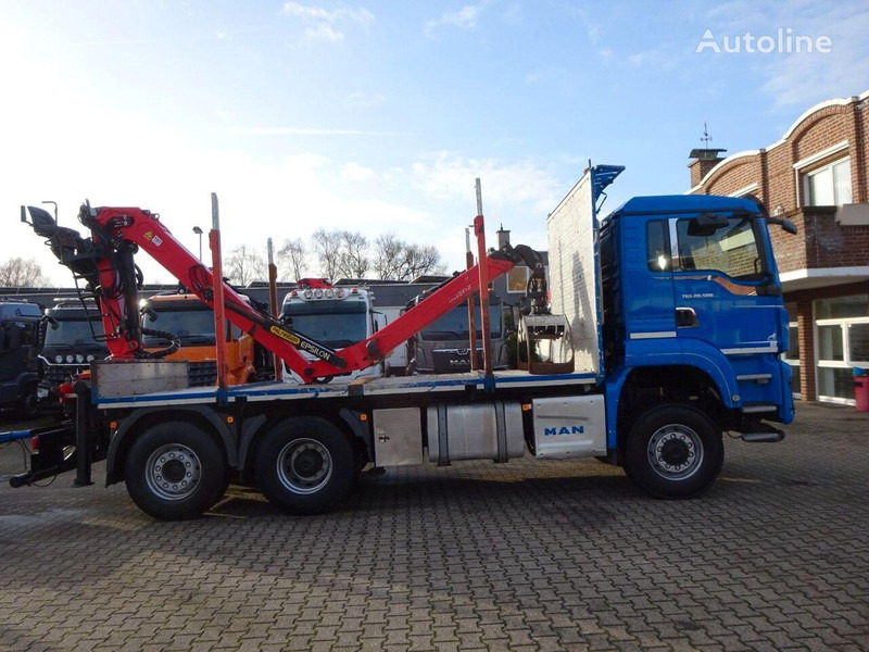 MAN TGS 28.500 6x4 Log truck + Crane Epsilon + Trailer - Houttransport, Kraanwagen: afbeelding 4 MAN TGS 28.500 6x4 Log truck + Crane Epsilon + Trailer - Houttransport, Kraanwagen: afbeelding 4