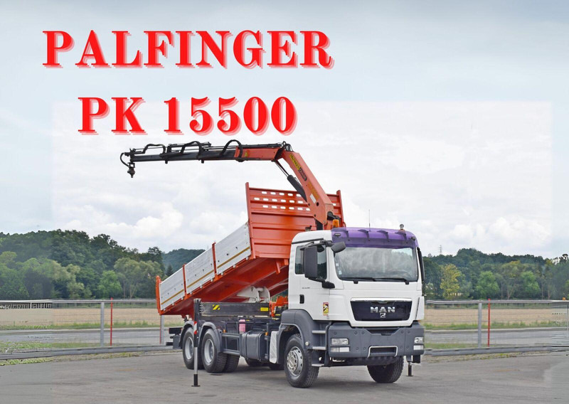 MAN TGS 33.360*KIPPER 6,40m *PK 15500 * 6x4 - Kipper vrachtwagen, Kraanwagen: afbeelding 1 MAN TGS 33.360*KIPPER 6,40m *PK 15500 * 6x4 - Kipper vrachtwagen, Kraanwagen: afbeelding 1