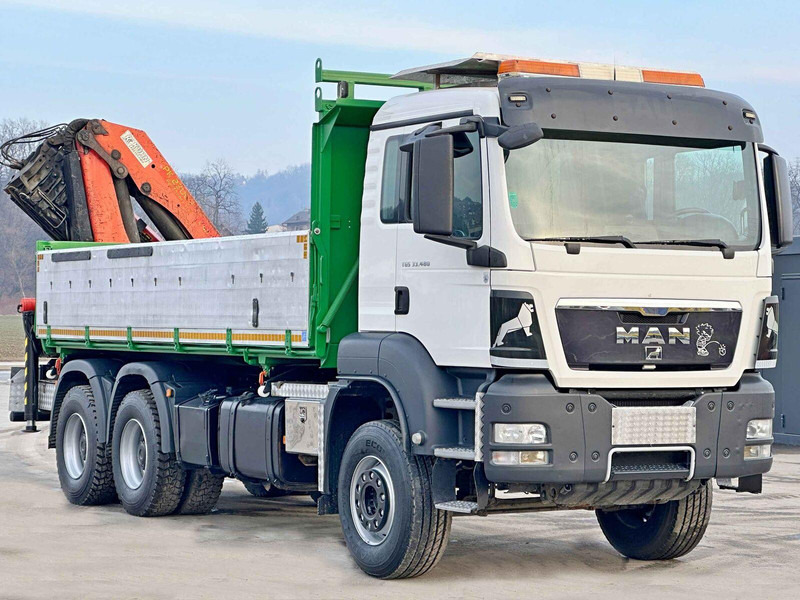 MAN TGS 33.480 - Kipper vrachtwagen, Kraanwagen: afbeelding 3 MAN TGS 33.480 - Kipper vrachtwagen, Kraanwagen: afbeelding 3