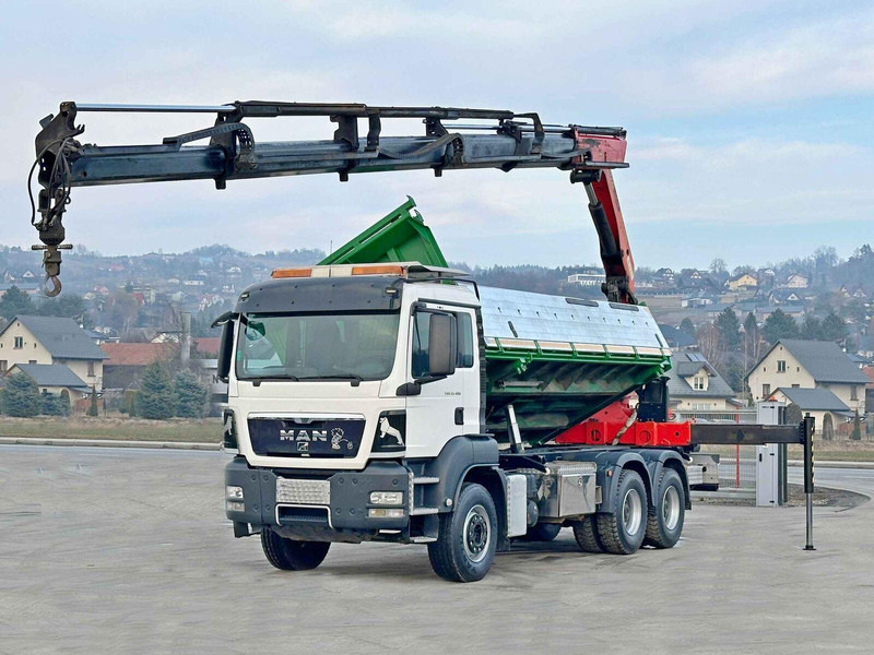 MAN TGS 33.480 - Kipper vrachtwagen, Kraanwagen: afbeelding 2 MAN TGS 33.480 - Kipper vrachtwagen, Kraanwagen: afbeelding 2