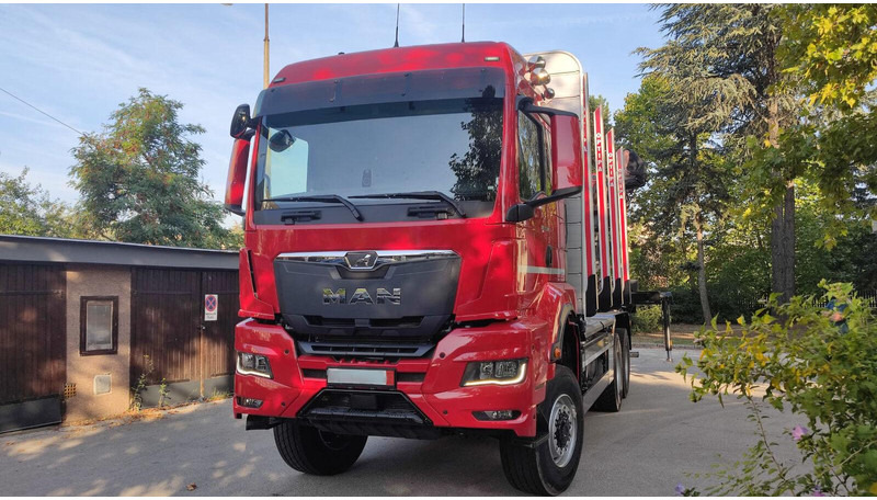MAN TGS 33.520 - Houttransport, Kraanwagen: afbeelding 1 MAN TGS 33.520 - Houttransport, Kraanwagen: afbeelding 1