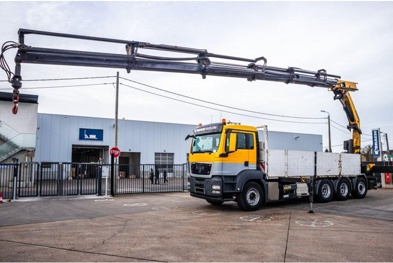 MAN TGS 35.440 8x4 Crane Palfinger PK 42002-SH - Vrachtwagen met open laadbak, Kraanwagen: afbeelding 2 MAN TGS 35.440 8x4 Crane Palfinger PK 42002-SH - Vrachtwagen met open laadbak, Kraanwagen: afbeelding 2