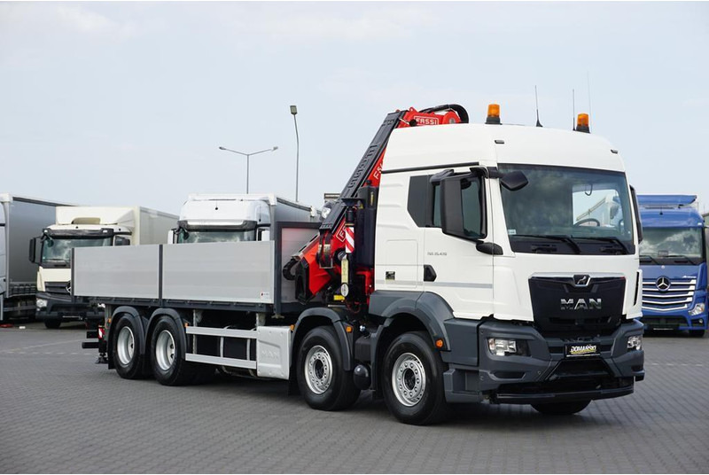 MAN TGS / 35.470 / E 6 / SKRZYNIOWY + HDS / FASSI F 545 / ŁAD. 13 10 - Vrachtwagen met open laadbak, Kraanwagen: afbeelding 2 MAN TGS / 35.470 / E 6 / SKRZYNIOWY + HDS / FASSI F 545 / ŁAD. 13 10 - Vrachtwagen met open laadbak, Kraanwagen: afbeelding 2