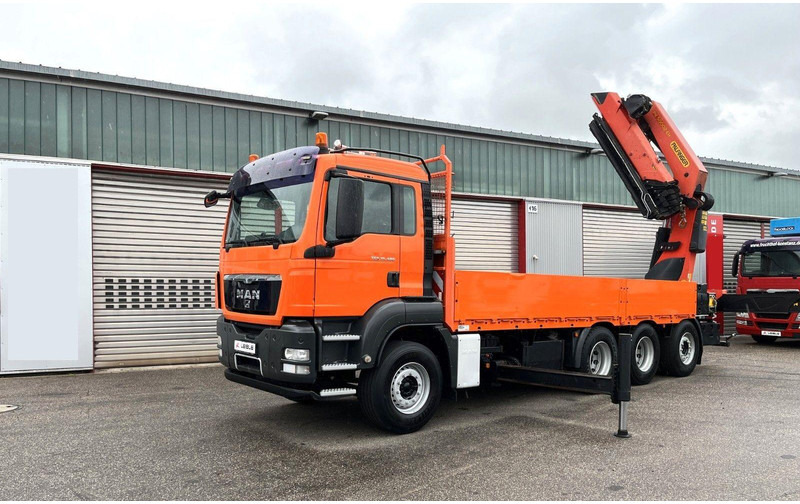 MAN TGS 35.480 8x4 Crane Palfinger PK 50002EH - Vrachtwagen met open laadbak, Kraanwagen: afbeelding 2 MAN TGS 35.480 8x4 Crane Palfinger PK 50002EH - Vrachtwagen met open laadbak, Kraanwagen: afbeelding 2