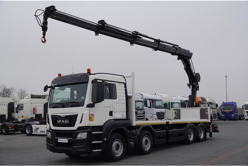 MAN TGS 35.480 - Vrachtwagen met open laadbak, Kraanwagen: afbeelding 1 MAN TGS 35.480 - Vrachtwagen met open laadbak, Kraanwagen: afbeelding 1