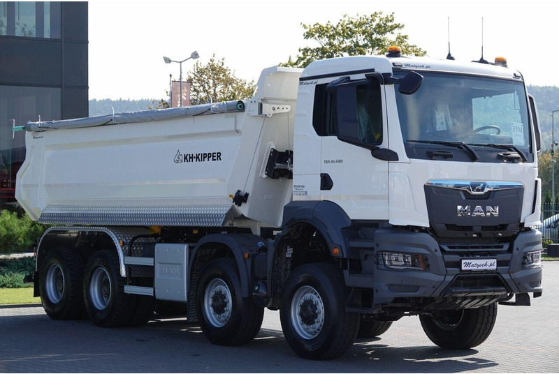 Nieuw Kipper vrachtwagen MAN TGS 41.480 / 8x8 / WYWROTKA TYLNOZSYP / MANUAL / FABRYCZNIE NOWY: afbeelding 11