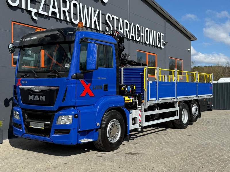 MAN TGS TGX 26.360 / E6 / 143tys km !!! skrzynia + żuraw HMF / manua - Vrachtwagen met open laadbak, Kraanwagen: afbeelding 4 MAN TGS TGX 26.360 / E6 / 143tys km !!! skrzynia + żuraw HMF / manua - Vrachtwagen met open laadbak, Kraanwagen: afbeelding 4