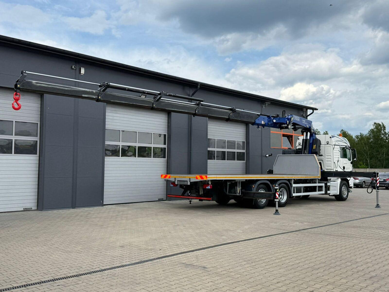 MAN TGS TGX 26.400 // E6 // 6x2 // platforma + FASSI F455RA.2.25 // - Vrachtwagen met open laadbak, Kraanwagen: afbeelding 3 MAN TGS TGX 26.400 // E6 // 6x2 // platforma + FASSI F455RA.2.25 // - Vrachtwagen met open laadbak, Kraanwagen: afbeelding 3