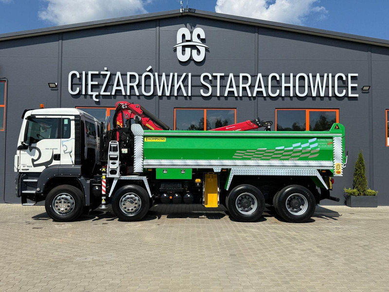MAN TGS TGX 35.400 // 8x4 // E5 // wywrotka kiper + HDS z czerpakiem - Kipper vrachtwagen, Kraanwagen: afbeelding 3 MAN TGS TGX 35.400 // 8x4 // E5 // wywrotka kiper + HDS z czerpakiem - Kipper vrachtwagen, Kraanwagen: afbeelding 3