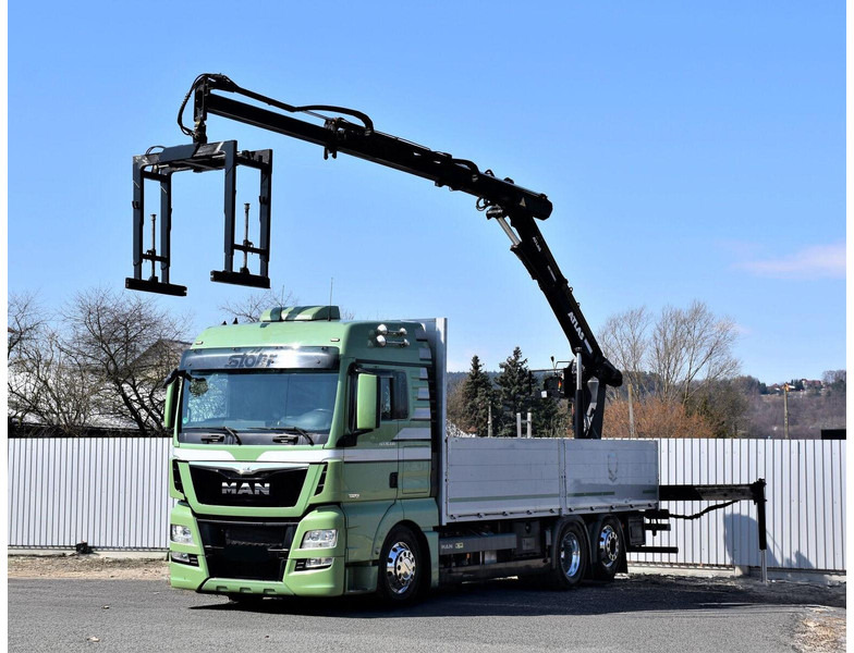 MAN TGX 26.440 Pritsche 6,60 m* ATLAS 125.2V-A12VB - Vrachtwagen met open laadbak, Kraanwagen: afbeelding 2 MAN TGX 26.440 Pritsche 6,60 m* ATLAS 125.2V-A12VB - Vrachtwagen met open laadbak, Kraanwagen: afbeelding 2