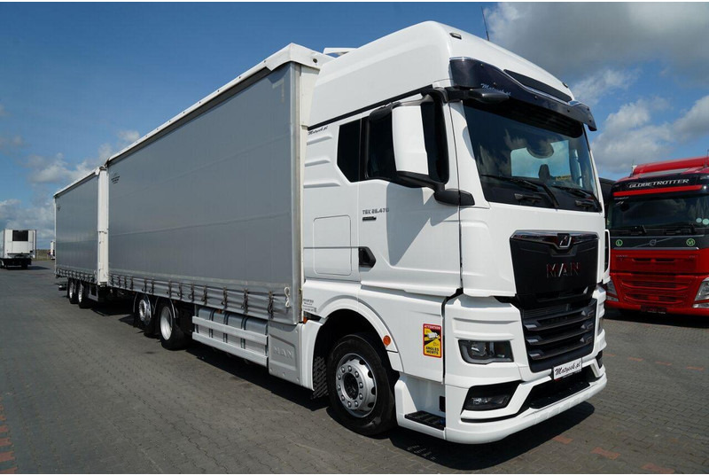 MAN TGX 26.470 / ZESTAW TANDEM 120 M3 / PRZEJAZDOWY / I-PARK COOL / - Schuifzeilen vrachtwagen: afbeelding 5 MAN TGX 26.470 / ZESTAW TANDEM 120 M3 / PRZEJAZDOWY / I-PARK COOL / - Schuifzeilen vrachtwagen: afbeelding 5