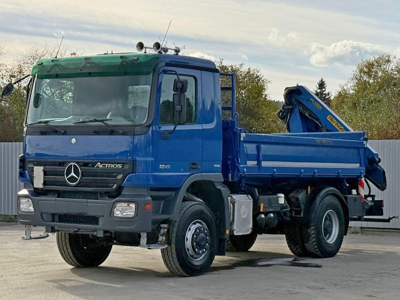 Mercedes-Benz ACTROS 1841 * PK 10501 + FUNK * TOP * 4x4 - Kipper vrachtwagen, Kraanwagen: afbeelding 2 Mercedes-Benz ACTROS 1841 * PK 10501 + FUNK * TOP * 4x4 - Kipper vrachtwagen, Kraanwagen: afbeelding 2