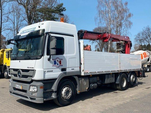 Mercedes-Benz ACTROS 2544 - Vrachtwagen met open laadbak, Kraanwagen: afbeelding 2 Mercedes-Benz ACTROS 2544 - Vrachtwagen met open laadbak, Kraanwagen: afbeelding 2