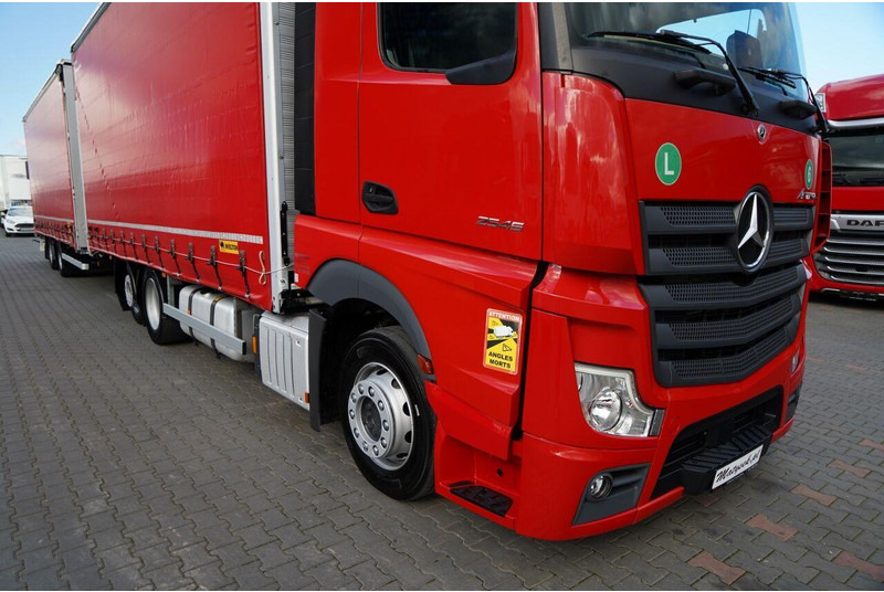 Mercedes-Benz ACTROS 2545 / ZESTAW TANDEM 120 M3 / PRZEJAZDOWY / 6x2 / OŚ POD - Schuifzeilen vrachtwagen: afbeelding 4 Mercedes-Benz ACTROS 2545 / ZESTAW TANDEM 120 M3 / PRZEJAZDOWY / 6x2 / OŚ POD - Schuifzeilen vrachtwagen: afbeelding 4