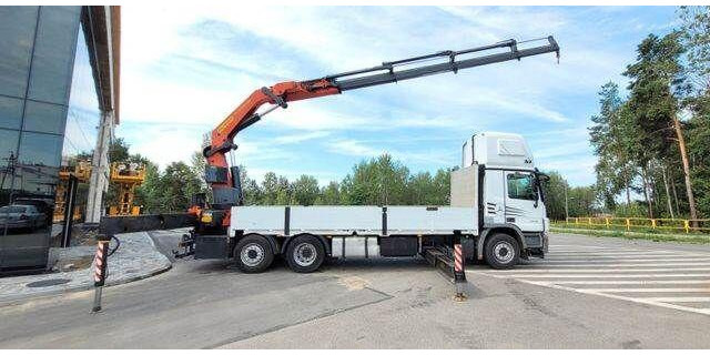 Mercedes-Benz ACTROS 2546 6x2 Palfinger PK 50002 EURO 5 Cran - Vrachtwagen met open laadbak, Kraanwagen: afbeelding 4 Mercedes-Benz ACTROS 2546 6x2 Palfinger PK 50002 EURO 5 Cran - Vrachtwagen met open laadbak, Kraanwagen: afbeelding 4