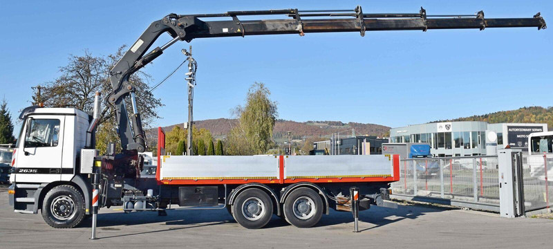 Mercedes-Benz ACTROS 2635 Pritsche - Vrachtwagen met open laadbak, Kraanwagen: afbeelding 5 Mercedes-Benz ACTROS 2635 Pritsche - Vrachtwagen met open laadbak, Kraanwagen: afbeelding 5