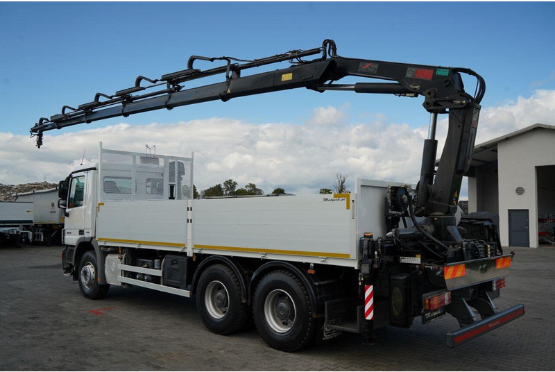 Mercedes-Benz ACTROS 2636 / 6x4 / SKRZYNIOWY 6,5 M + HDS HIAB / MOCNA PODŁOGA - Vrachtwagen met open laadbak, Kraanwagen: afbeelding 4 Mercedes-Benz ACTROS 2636 / 6x4 / SKRZYNIOWY 6,5 M + HDS HIAB / MOCNA PODŁOGA - Vrachtwagen met open laadbak, Kraanwagen: afbeelding 4