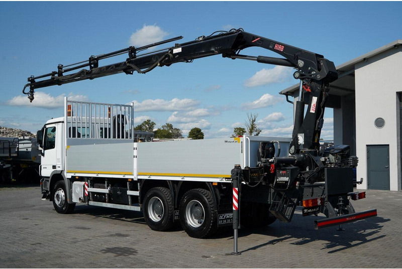 Mercedes-Benz ACTROS 2636 / 6x4 / SKRZYNIOWY 7 M + HDS HIAB - WYSÓW 12,6 M / - Vrachtwagen met open laadbak, Kraanwagen: afbeelding 4 Mercedes-Benz ACTROS 2636 / 6x4 / SKRZYNIOWY 7 M + HDS HIAB - WYSÓW 12,6 M / - Vrachtwagen met open laadbak, Kraanwagen: afbeelding 4