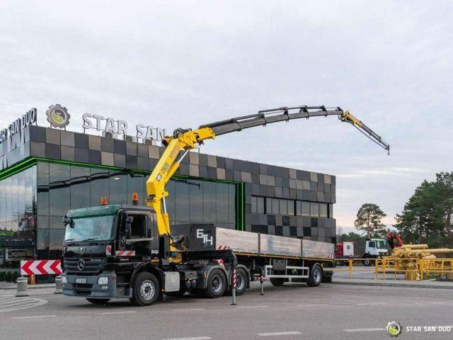 Mercedes-Benz ACTROS 2641 6x4 HMF 2820 K6 Fly Ji - Vrachtwagen met open laadbak, Kraanwagen: afbeelding 3 Mercedes-Benz ACTROS 2641 6x4 HMF 2820 K6 Fly Ji - Vrachtwagen met open laadbak, Kraanwagen: afbeelding 3