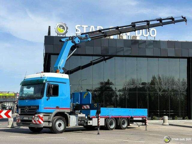 Mercedes-Benz ACTROS 2646L - Vrachtwagen met open laadbak, Kraanwagen: afbeelding 1 Mercedes-Benz ACTROS 2646L - Vrachtwagen met open laadbak, Kraanwagen: afbeelding 1
