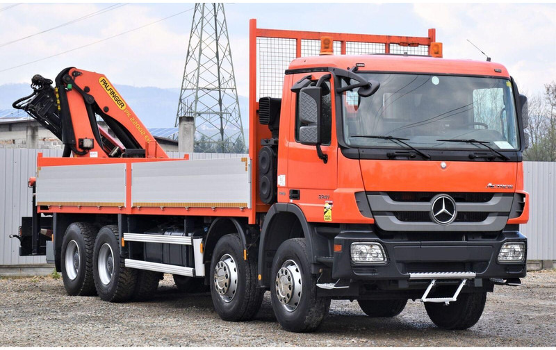 Mercedes-Benz ACTROS 3241 - Vrachtwagen met open laadbak, Kraanwagen: afbeelding 4 Mercedes-Benz ACTROS 3241 - Vrachtwagen met open laadbak, Kraanwagen: afbeelding 4